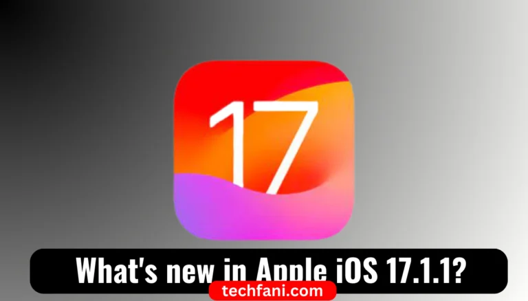 What's new in Apple iOS 17.1.1?